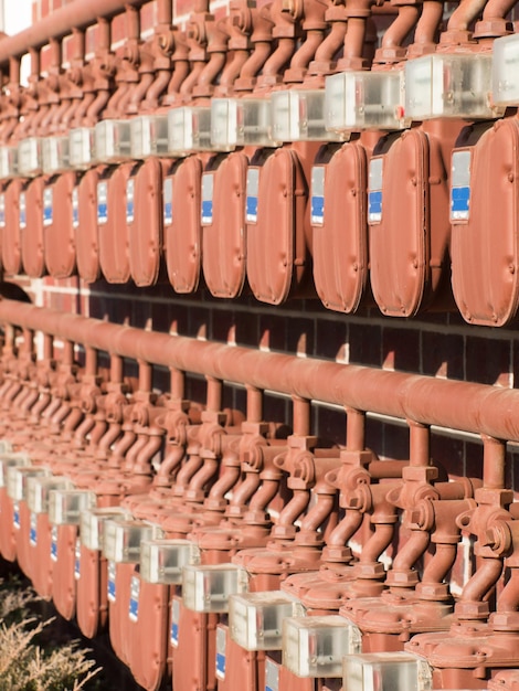 premium-photo-water-meters-on-the-wall-of-apartment-building