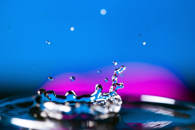 Premium Photo | Water splash on creative background