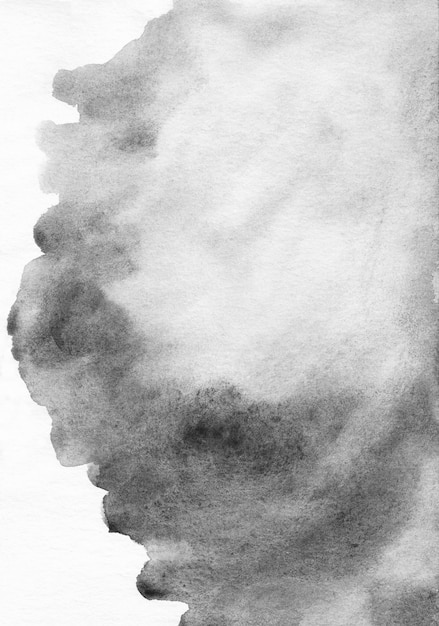 水彩の黒と白の背景 プレミアム写真