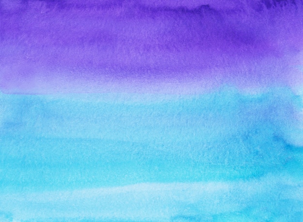 Premium Photo | Watercolor blue and purple background painting texture