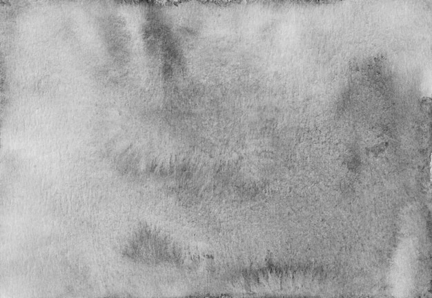 水彩の穏やかな灰色の背景テクスチャ 紙にアクアレルモノクロの汚れ プレミアム写真