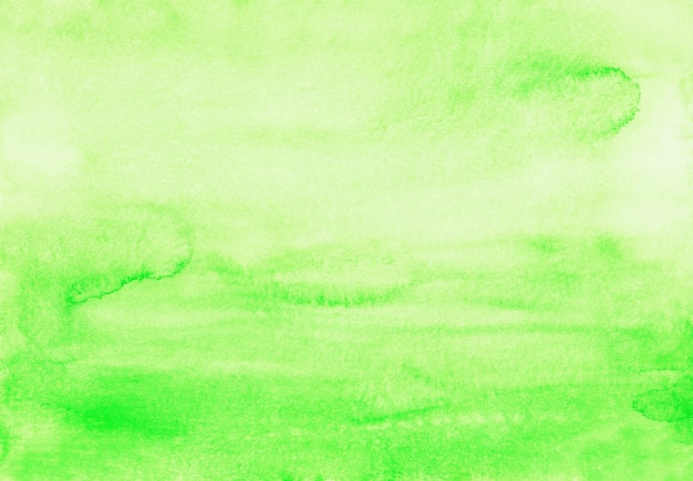 水彩ライトグリーンイエローオンブル背景テクスチャ 水彩パステルグリーングラデーションの背景 紙の汚れ プレミアム写真