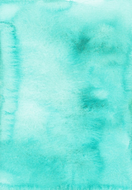 Premium Photo Watercolor Light Turquoise Background Painting Watercolour Soft Blue Green Color Backdrop Texture