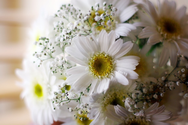 Free Photo | Wedding bucket of white flowers