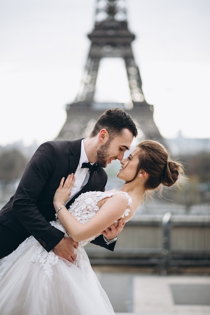 Free Photo Wedding Couple In France