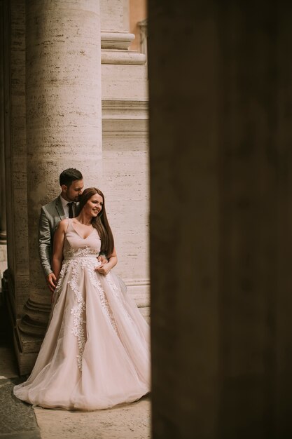 Wedding Couple In Vatican Rome Italy Photo Premium Download