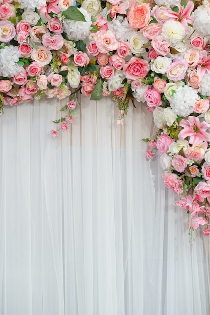  Wedding  flower  decoration  flower  backdrop  background 