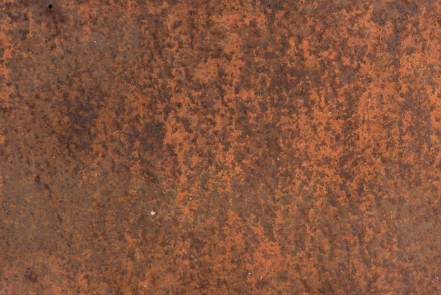 荒れた錆び 傷ついた鉄のテクスチャが背景に役立つ プレミアム写真