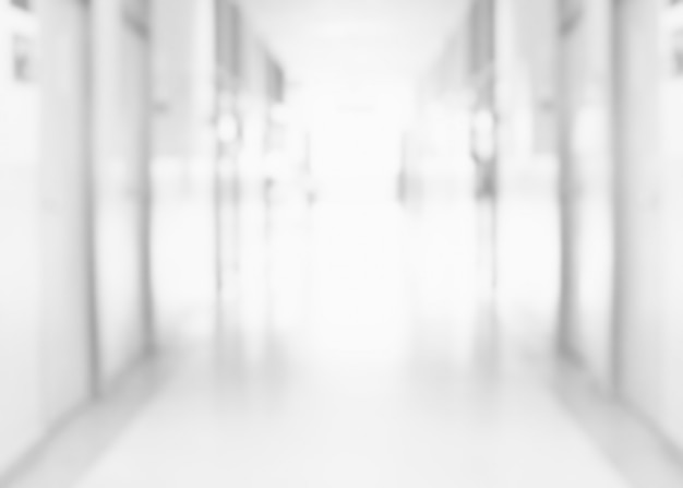 Premium Photo | White blur abstract background from building hallway ...