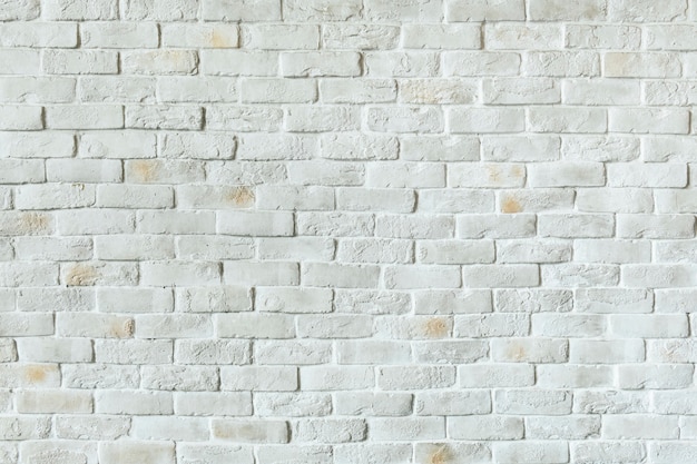白いレンガ壁の背景 無料の写真