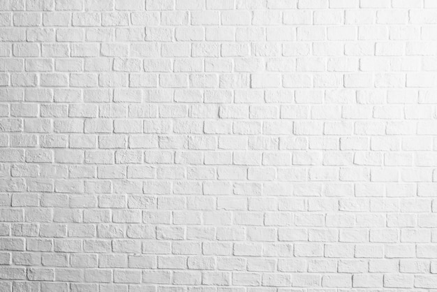 Free Photo | White brick wall textures background