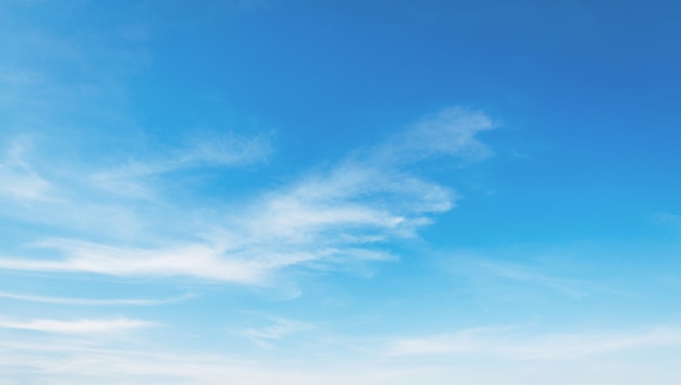 Premium Photo | White cloud with blue sky background