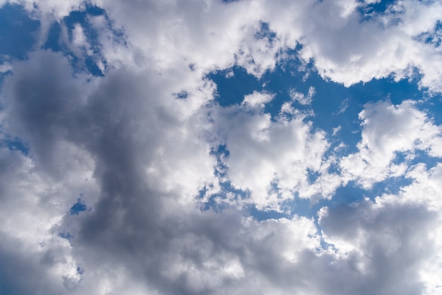 Premium Photo | White clouds against blue sky.