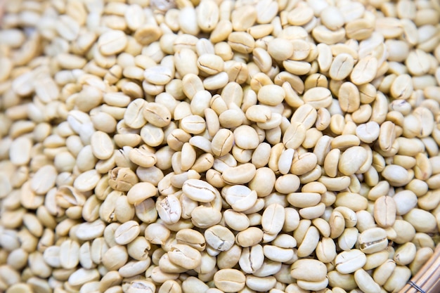 white coffee beans