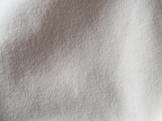 white cotton jersey fabric