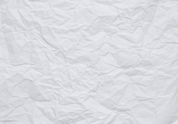 Premium Photo | White crumpled paper background with texture