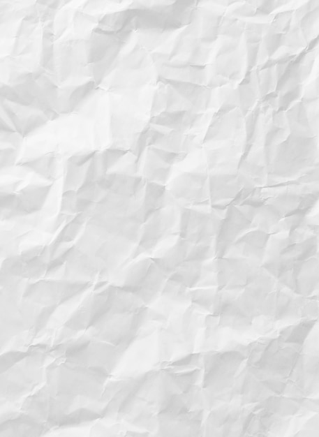 White Crumpled Paper Texture