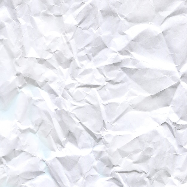 White Crumpled Paper Texture Photo | Premium Download