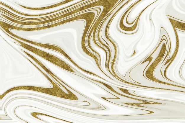 Premium Photo | White and gold marble abstract background