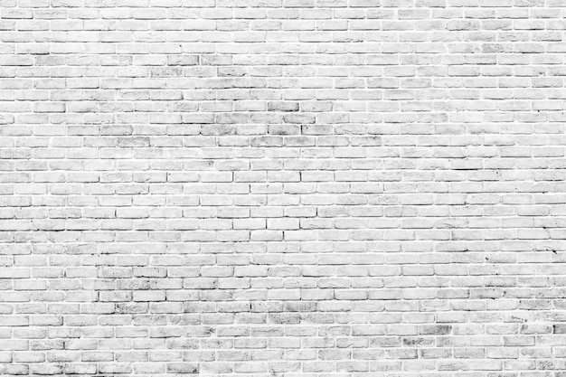 White And Grey Brick Wall Texture Background