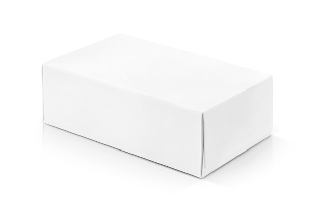 White paper box for products design. | Premium Photo