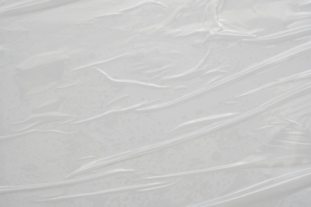 Premium Photo | White plastic film wrap texture background