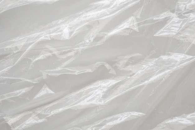 Premium Photo | White plastic film wrap texture background