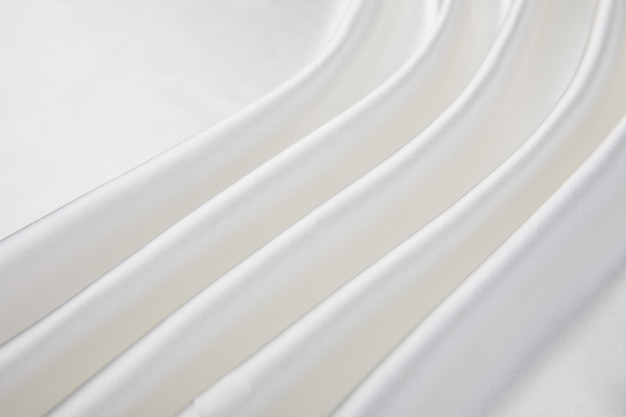 Premium Photo | White silk material texture