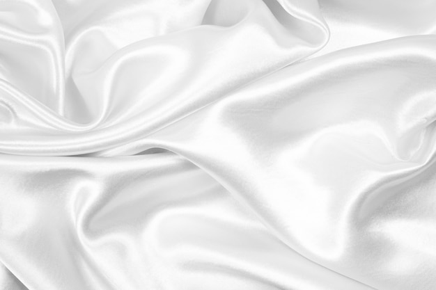 Premium Photo | White silk texture luxurious satin
