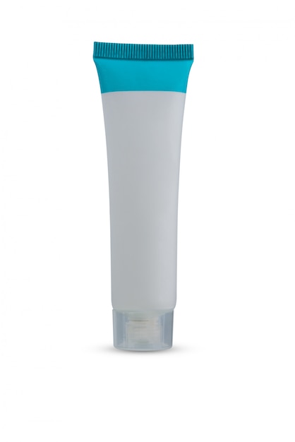 Premium Photo | White skin cream tube cosmetic hygiene conditioner with ...