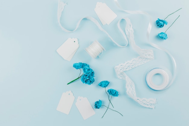 colored lace ribbon
