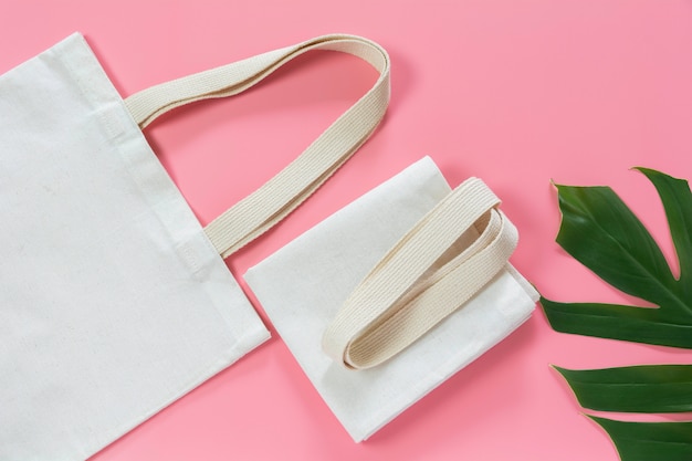 Download Premium Photo | White tote bag canvas fabric. cloth ...