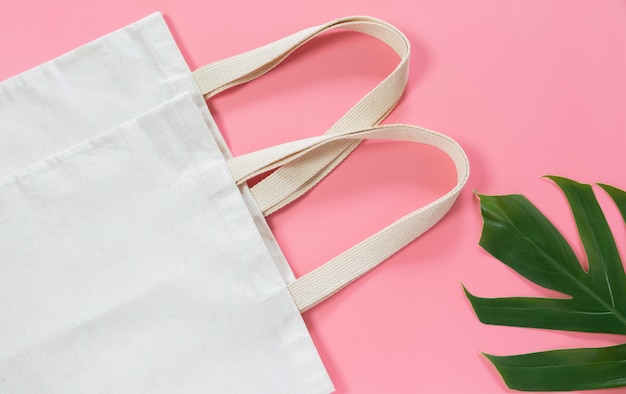 Download White tote bag canvas fabric. cloth shopping sack mockup ...