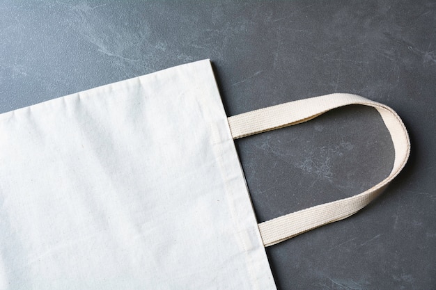 Premium Photo | White tote bag canvas fabric. cloth ...
