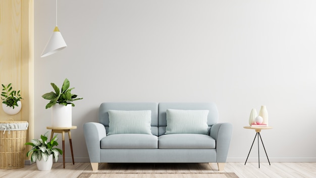 minimalist living room gray couch design