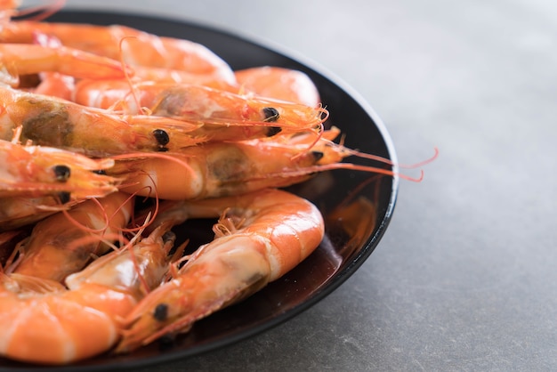 Whole Cooked Tiger Prawn Free Photo