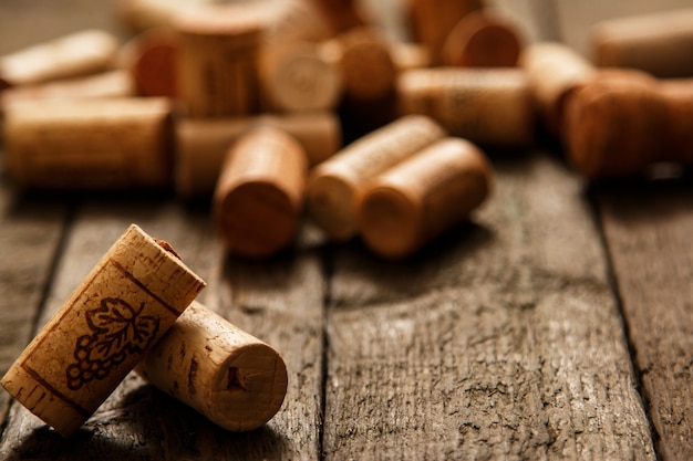 Premium Photo | Wine corks