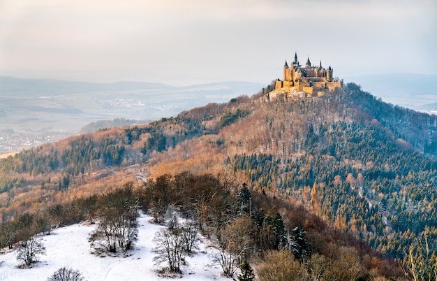 Premium Photo Winter View Of Hohenzollern Castle In Baden Wurttemberg Germany 0832