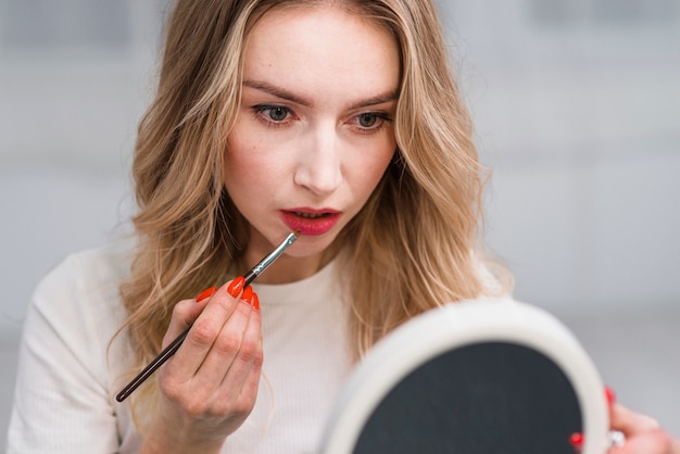 mirror for doing makeup