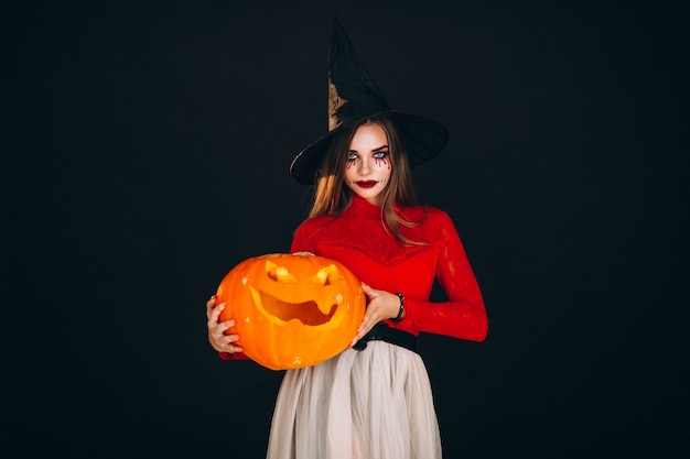 Free Photo | Woman in a halloween costume