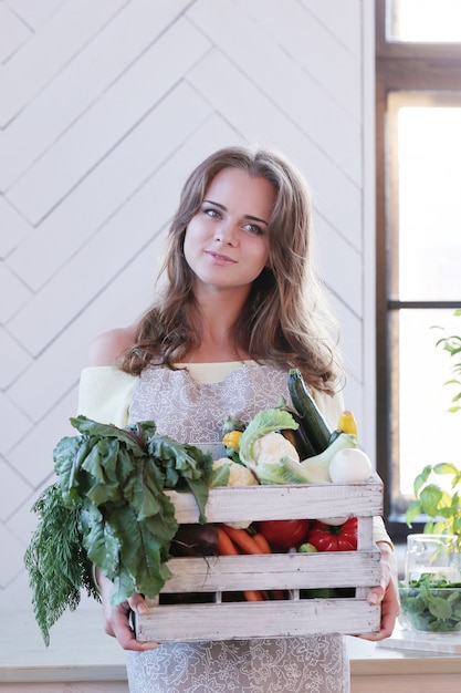 Woman in the kitchen | Free Photo