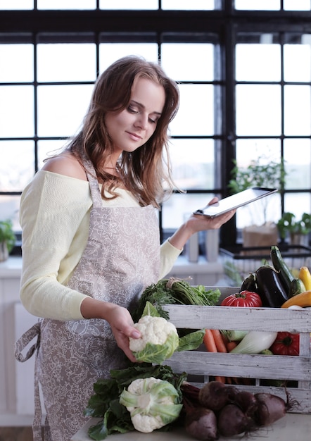 Free Photo | Woman in the kitchen