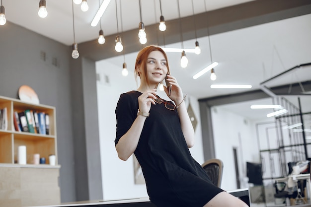 the lady in the black dress book
