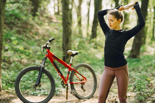 mountainbike girl