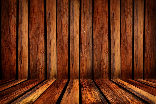 Premium Photo | Wood background with perspective concept