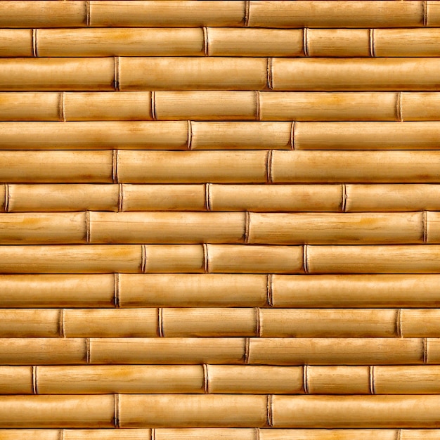 ウッドテクスチャ 背景天然素材 竹の茶色のシームレステクスチャ プレミアム写真