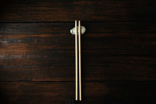 dark wood chopsticks