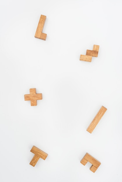 cross wooden puzzle