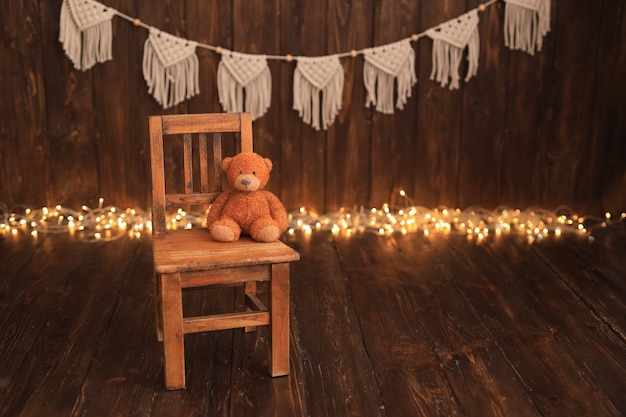 wooden chairs for teddy bears