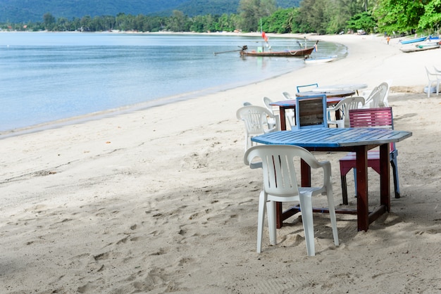 beach sand table